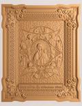 3D вид иконы «Икона Божией Матери Неопалимая купина» под заказ - фото.№1