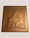 3D вид иконы «Тихвинская икона Божией Матери» под заказ - фото.№2