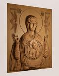 3D вид иконы «Икона Божией Матери Знамение» под заказ - фото.№4