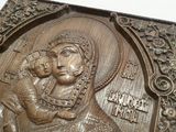 Резная икона «Феодоровская икона Божией Матери» из дуба(арт.И-00013) - уменьшенное фото.№10
