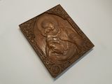Резная икона «Феодоровская икона Божией Матери» из дуба(арт.И-00013) - уменьшенное фото.№6