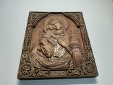 Резная икона «Феодоровская икона Божией Матери» из дуба(арт.И-00013) - уменьшенное фото.№7