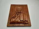 Резная икона «Господь Бог Вседержитель» из дуба(арт.И-00003) - уменьшенное фото.№8