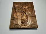 Резная икона «Иверская икона Божией Матери» из дуба(арт.И-00004) - уменьшенное фото.№9