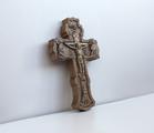 Резная икона «Крест - распятие Спасителя» из дуба(арт.И-00038) - уменьшенное фото.№2