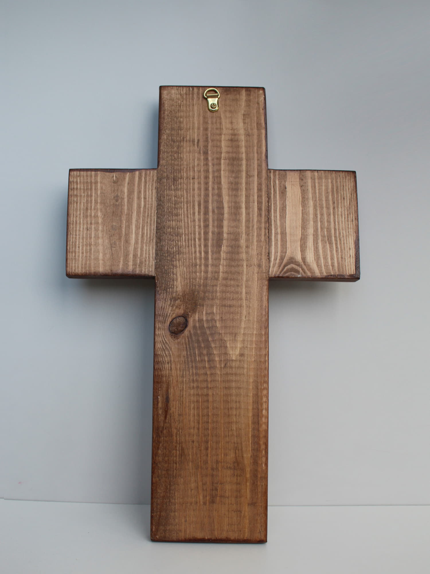 Крест настенный сдвоенный из дерева