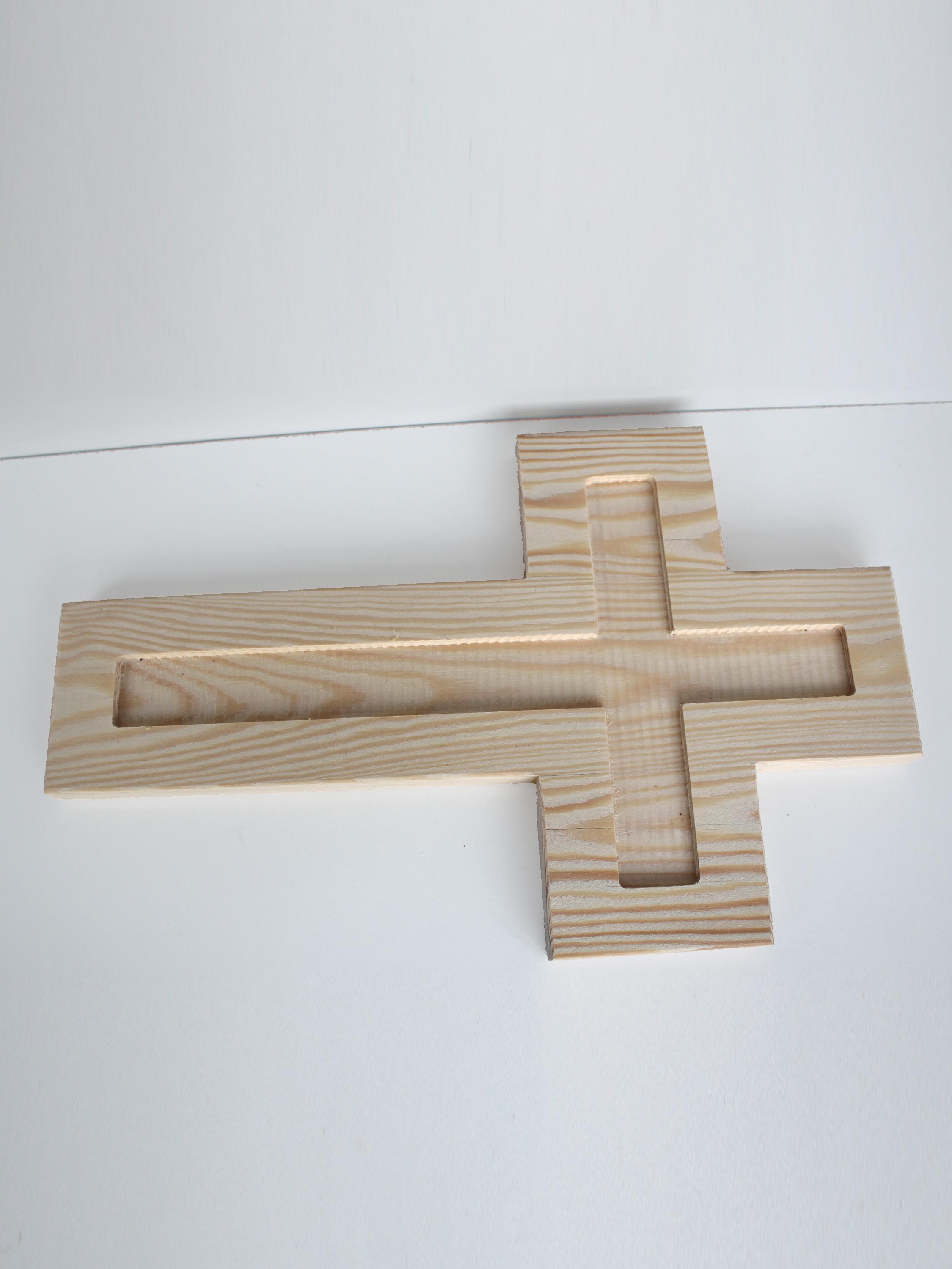 Крест настенный сдвоенный под покраску