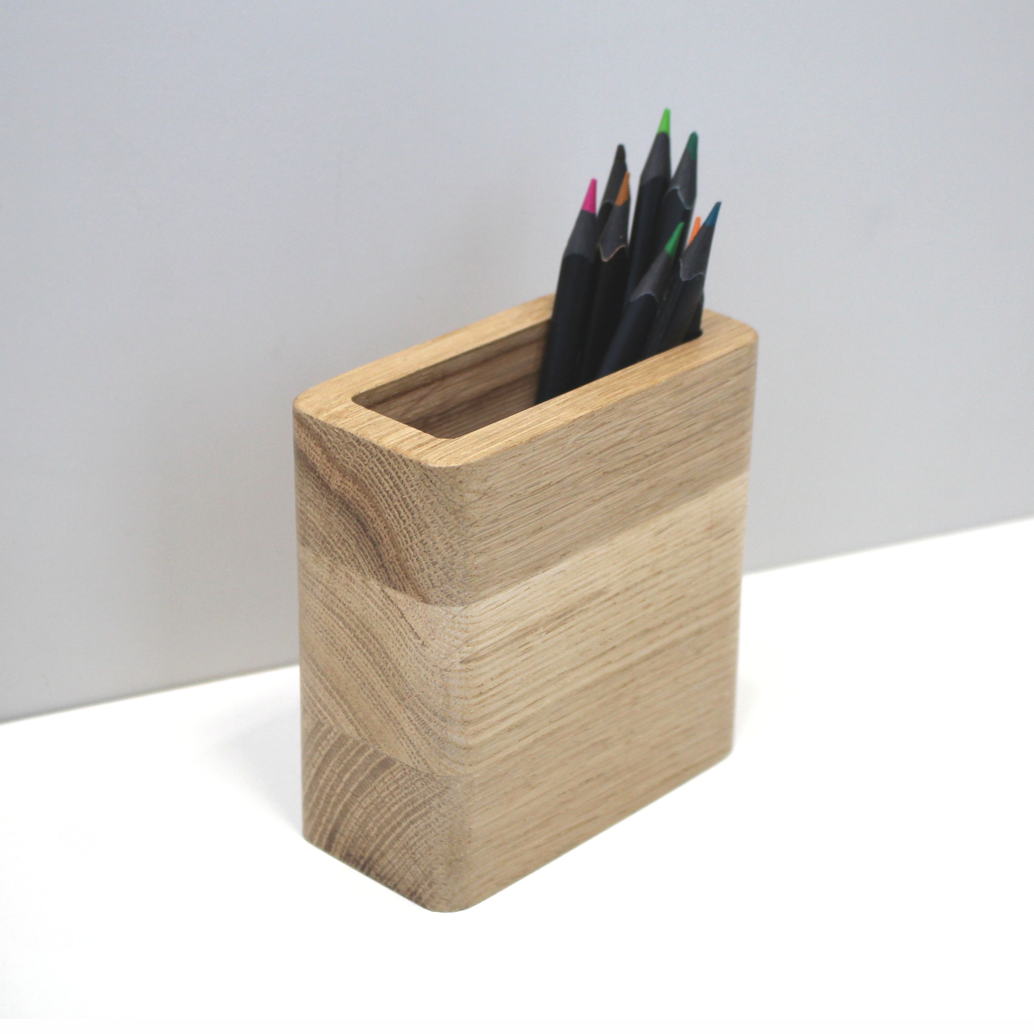 Органайзер "Премиум" из дуба / Карандашница