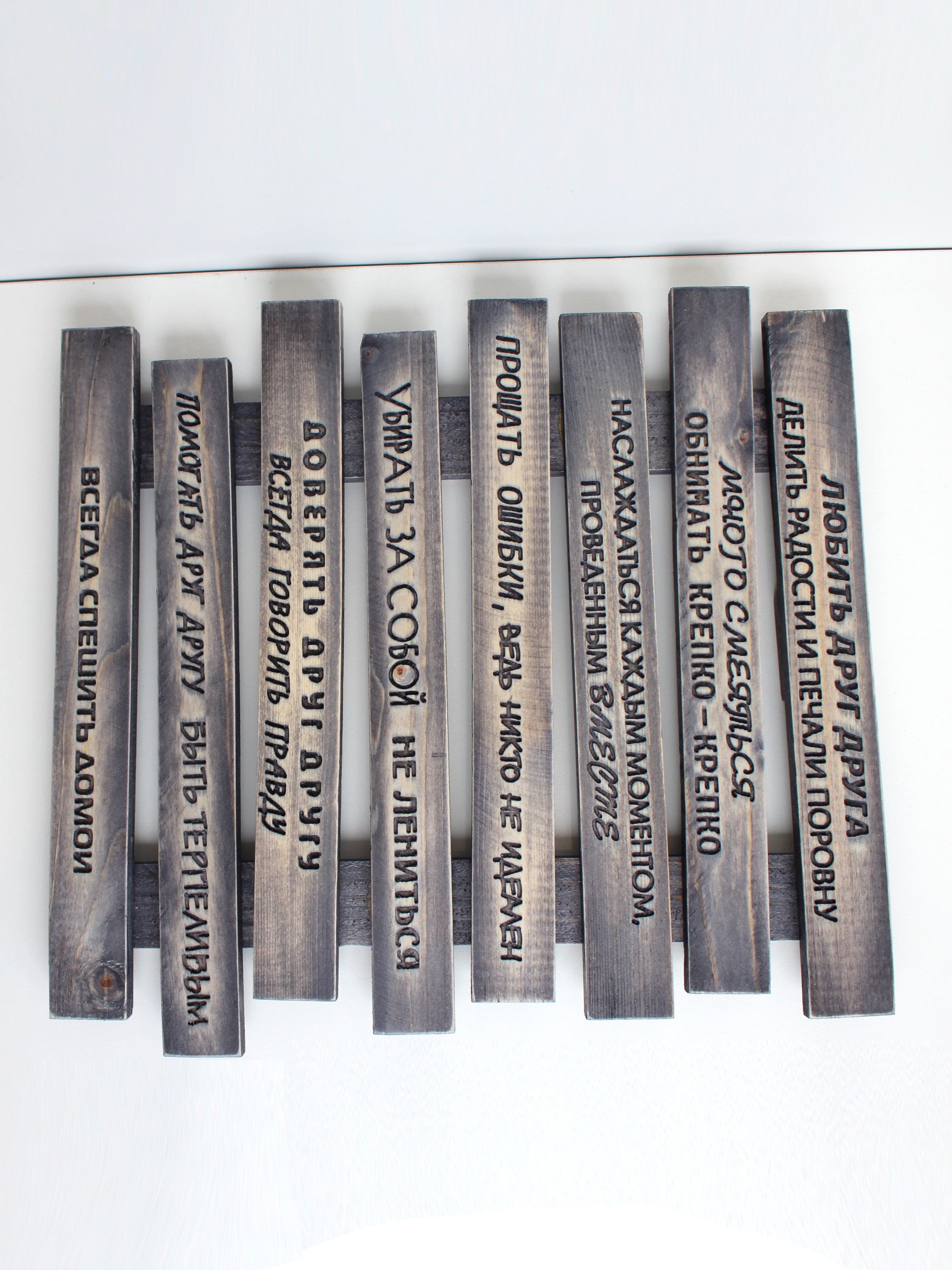 Панно "Правила дома"